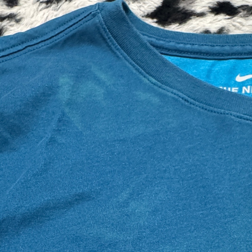Nike Men's Teal Dri-FIT Short Sleeve Tee - Picture 5 of 6